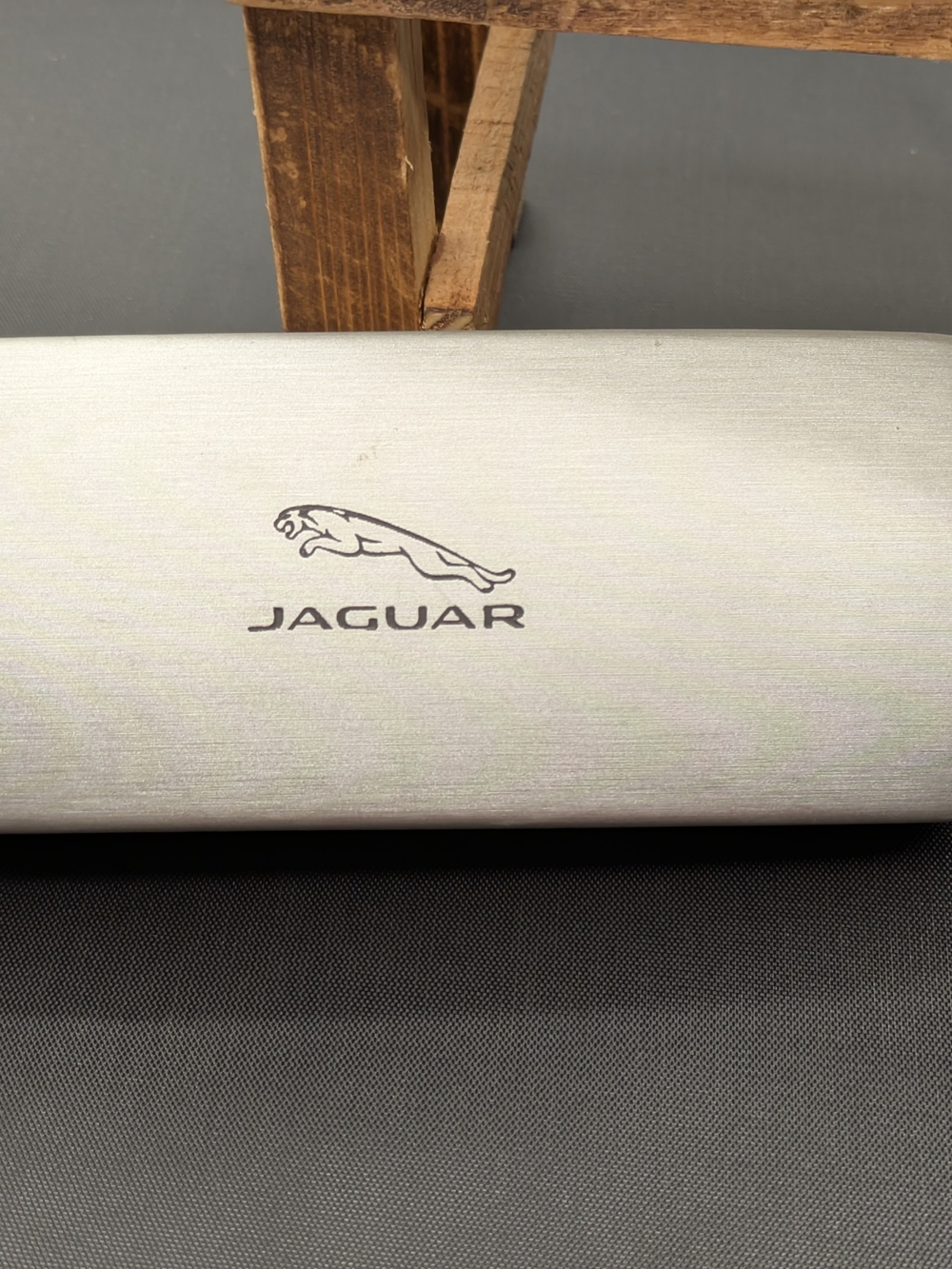 Jaguar Silver Sunglasses Case for Men